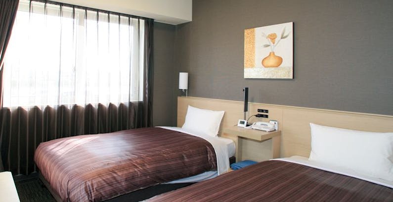 喫煙ツイン 早割10日前プラン 無料朝食バイキング プラン 名取岩沼温泉 ホテルルートイン名取岩沼インター 仙台空港 一休 Comビジネス