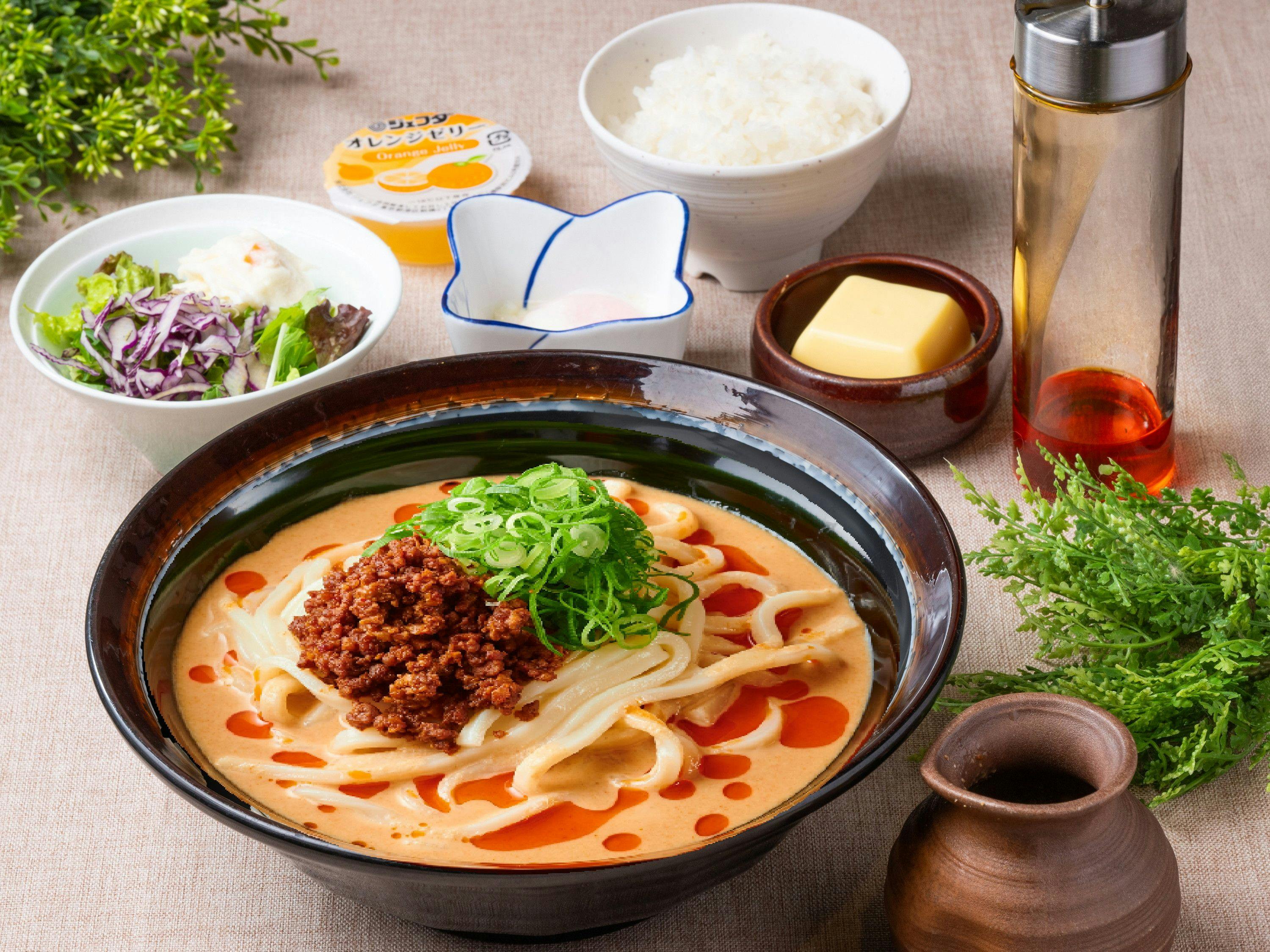 Set Menu Udon Tantan dengan Saus Wijen