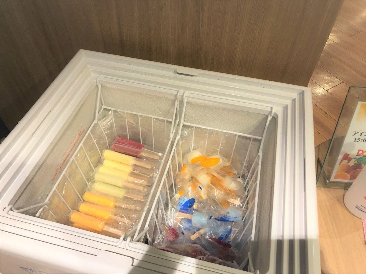 ■湯上がりアイスサービス　15時から25時