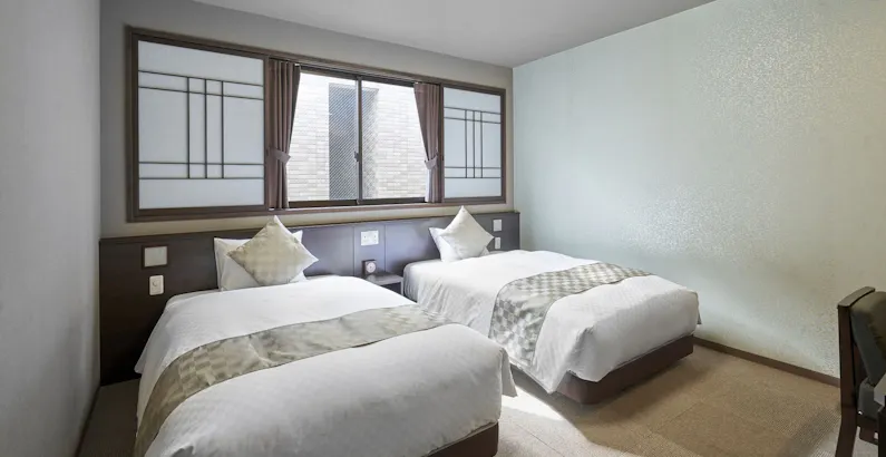 Kuuスーペリアツイン ベッド幅120cm 禁煙 素泊まり Kuu京都でのお寛ぎステイプラン Hotel Kuu Kyoto 一休 Com