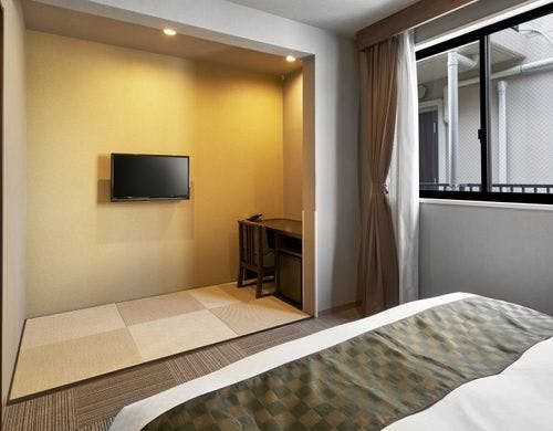 一部の部屋では畳スペースもあります