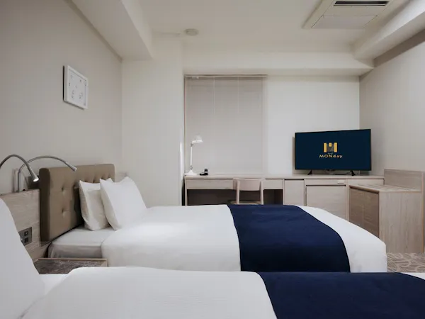 コーナーツインのお部屋となります。