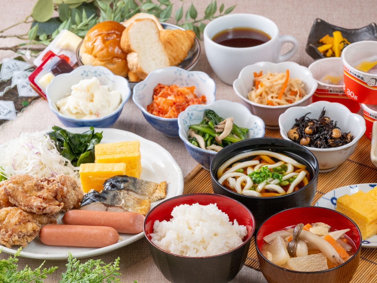 【朝食ビュッフェ付き】鮨屋が作る和洋30種の朝食ビュッフェ
