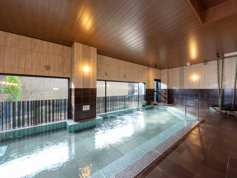 <天然溫泉 睡蓮之湯> 室內浴池