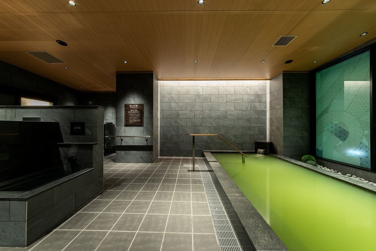 大浴場では人工温泉をお楽しみいただけます