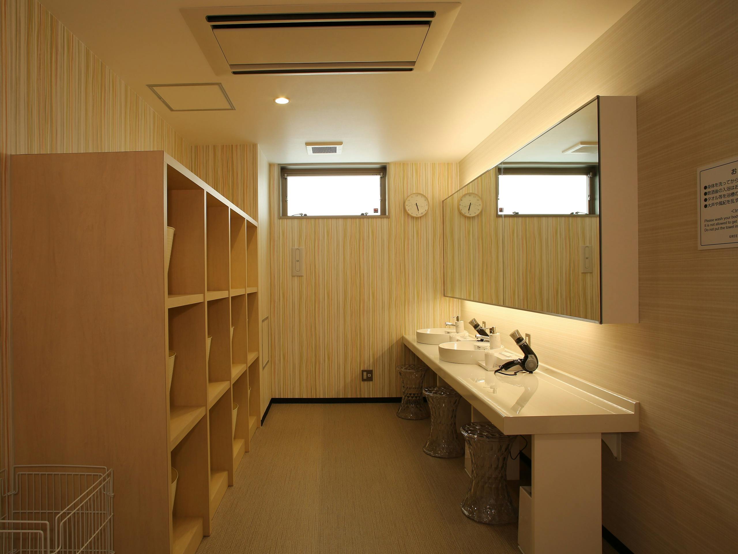 【グリーンリッチホテル那覇】大浴場のパウダールーム