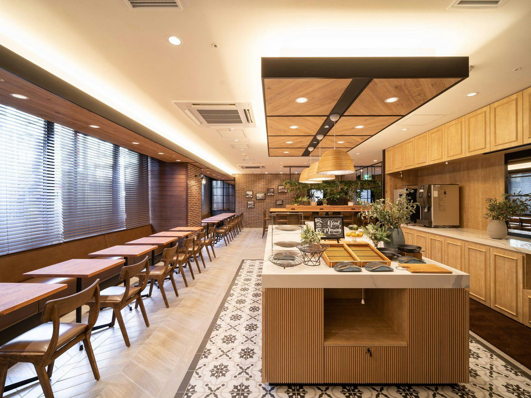 ロハスラウンジ（朝食コーナー）