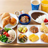 早餐擺盤範例。