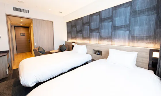 【ตัวอย่างห้องพัก】ห้องเตียงคู่