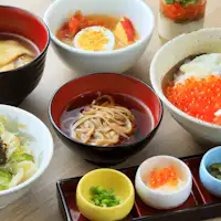 朝食一例 盛岡三大麺