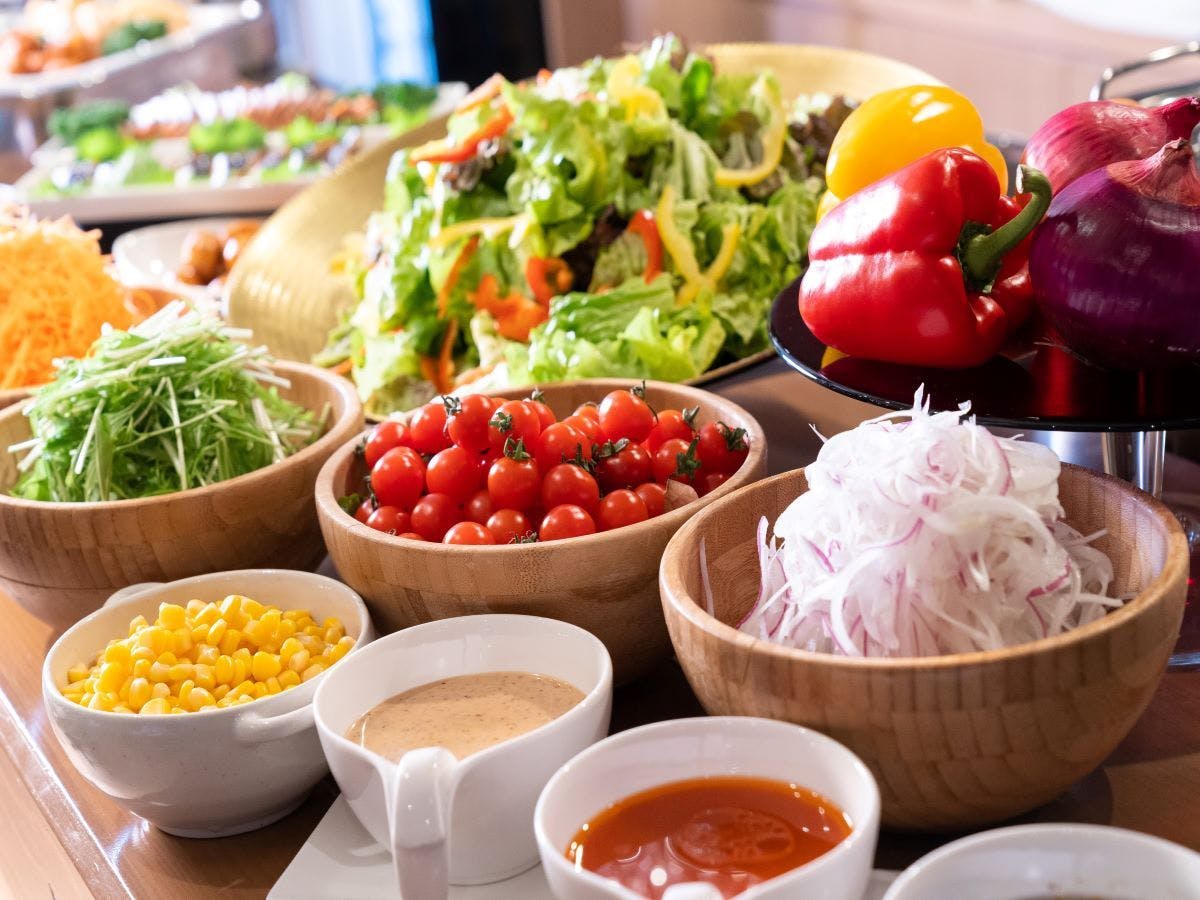 บุฟเฟ่ต์อาหารเช้า ※ภาพเป็นเพียงตัวอย่าง