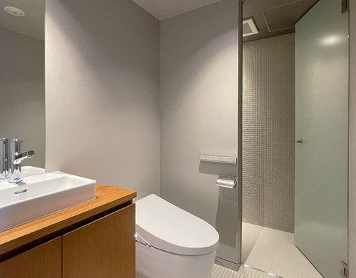 シングルルームバスルーム