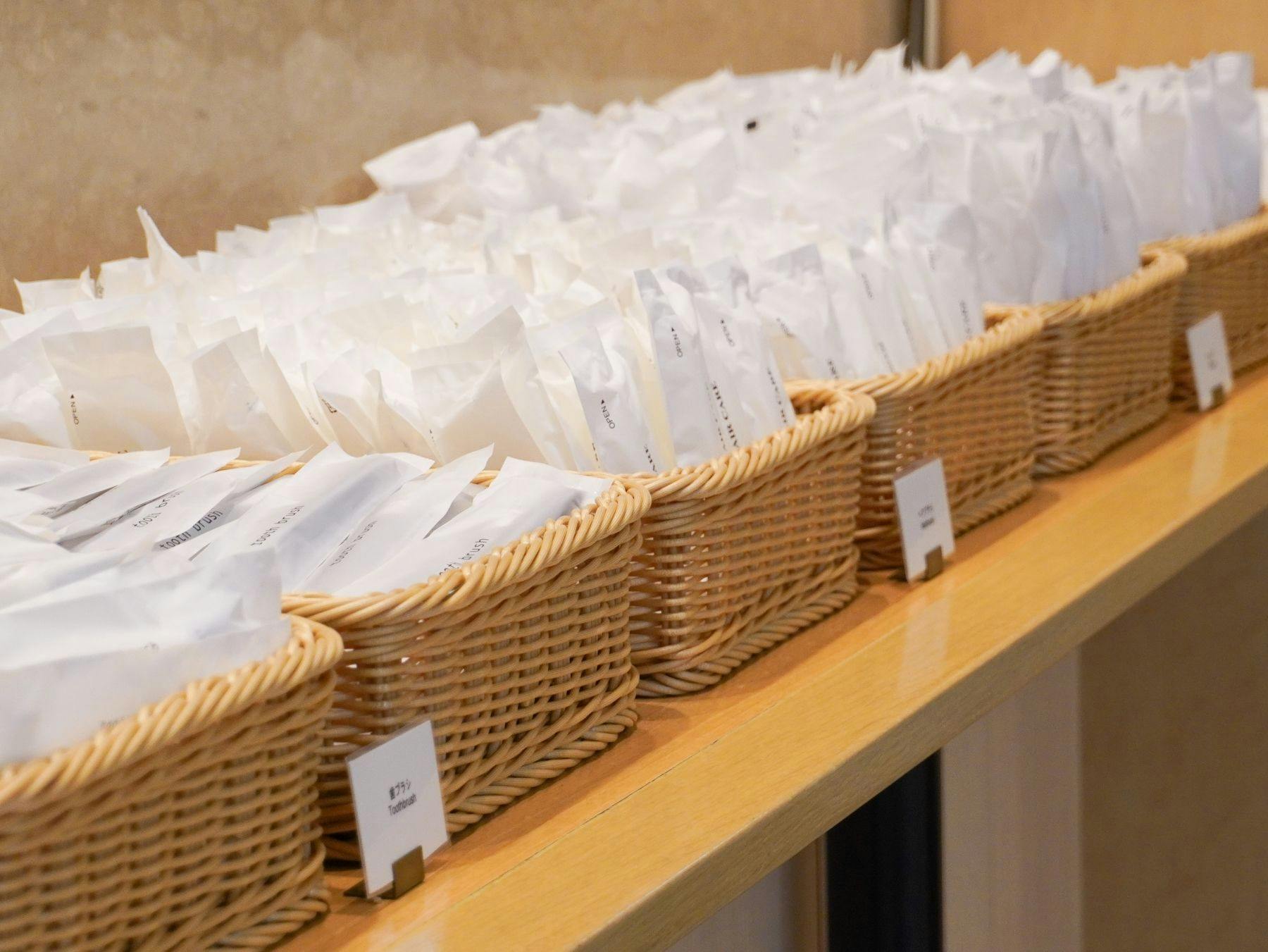 ロビーのアメニティ