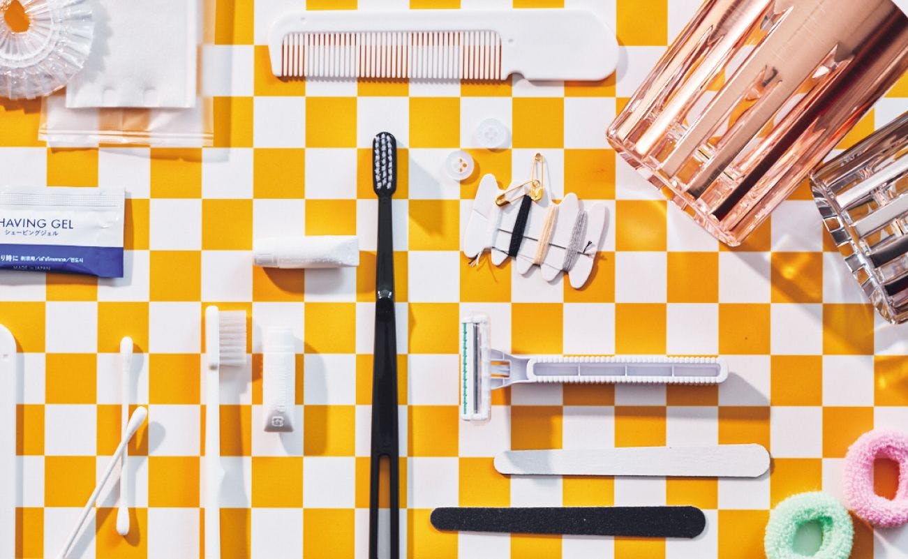 アメニティバーは1階にご用意しております