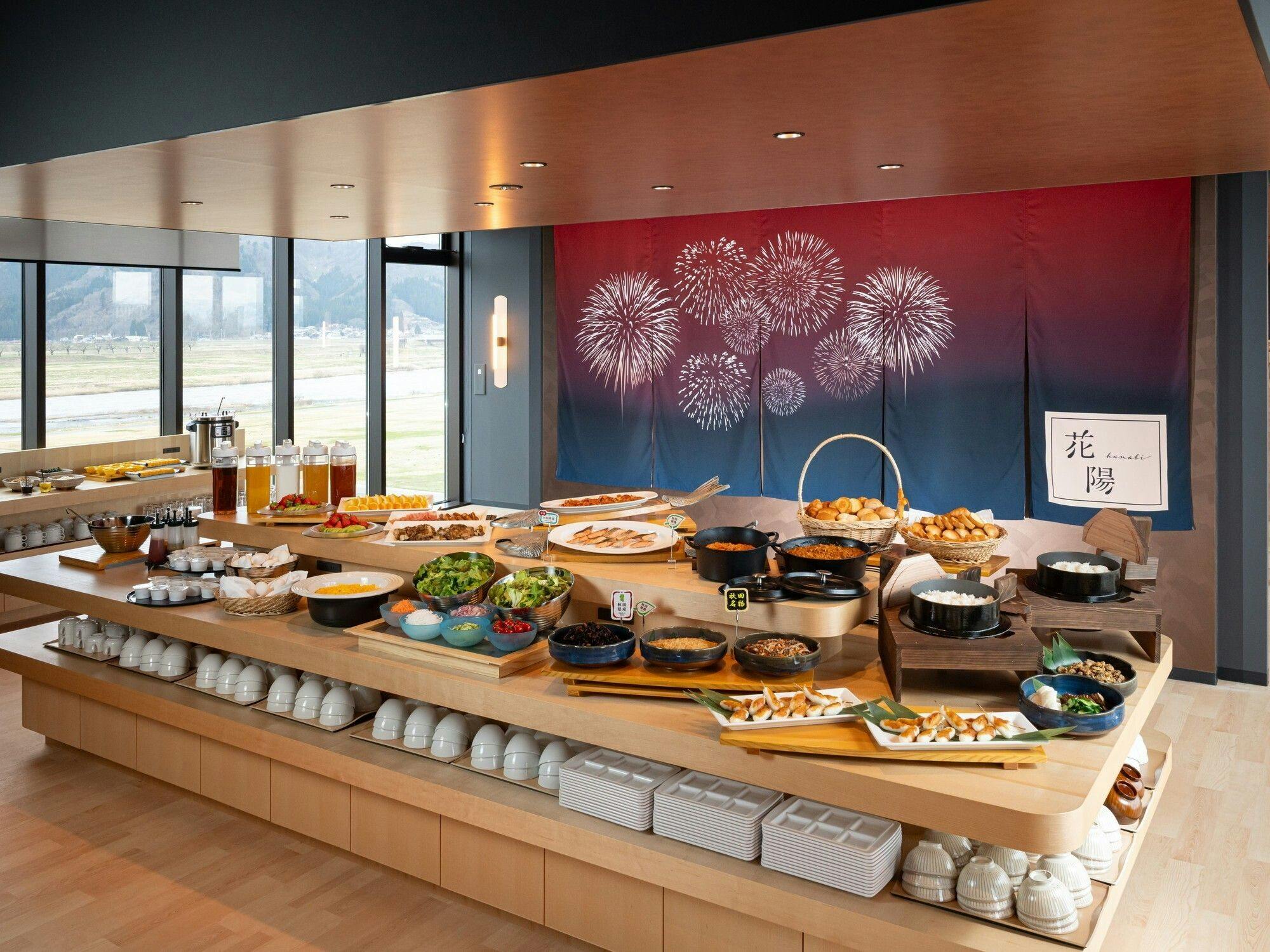 【朝食】秋田のご当地グルメが楽しめる