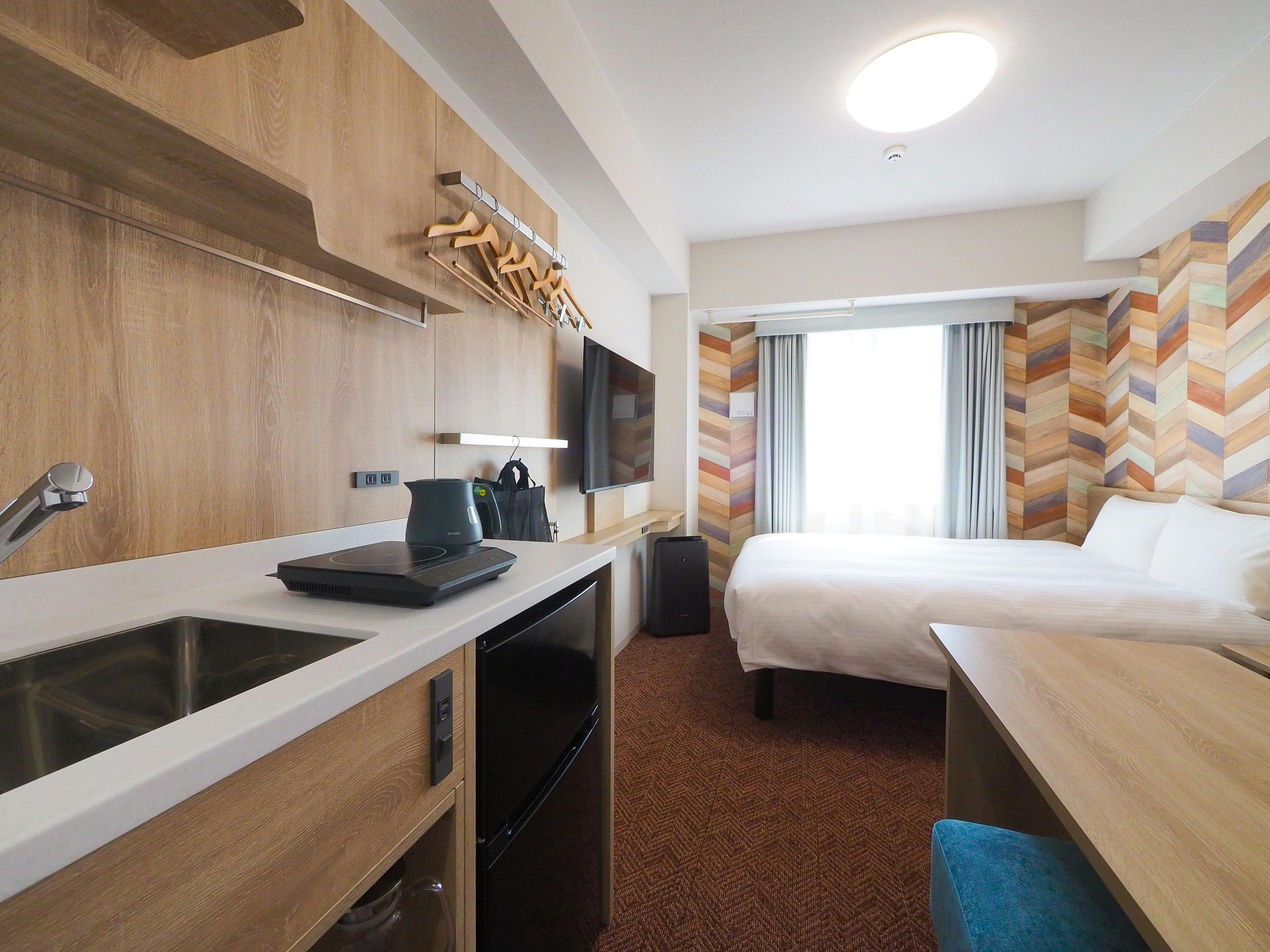 Bilik Double dengan Dapur, Mesin Basuh & Ketuhar