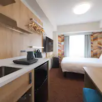 Bilik Double dengan Dapur, Mesin Basuh & Ketuhar