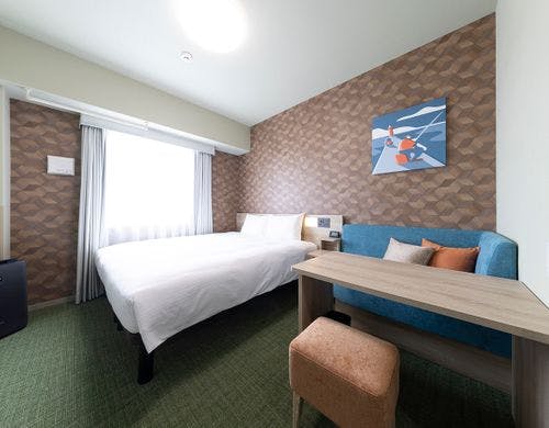 デラックスダブルルーム 洗濯機・レンジ付