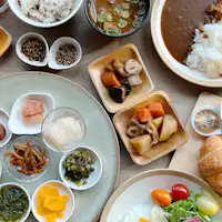 シェフの手作り朝食ブッフェ