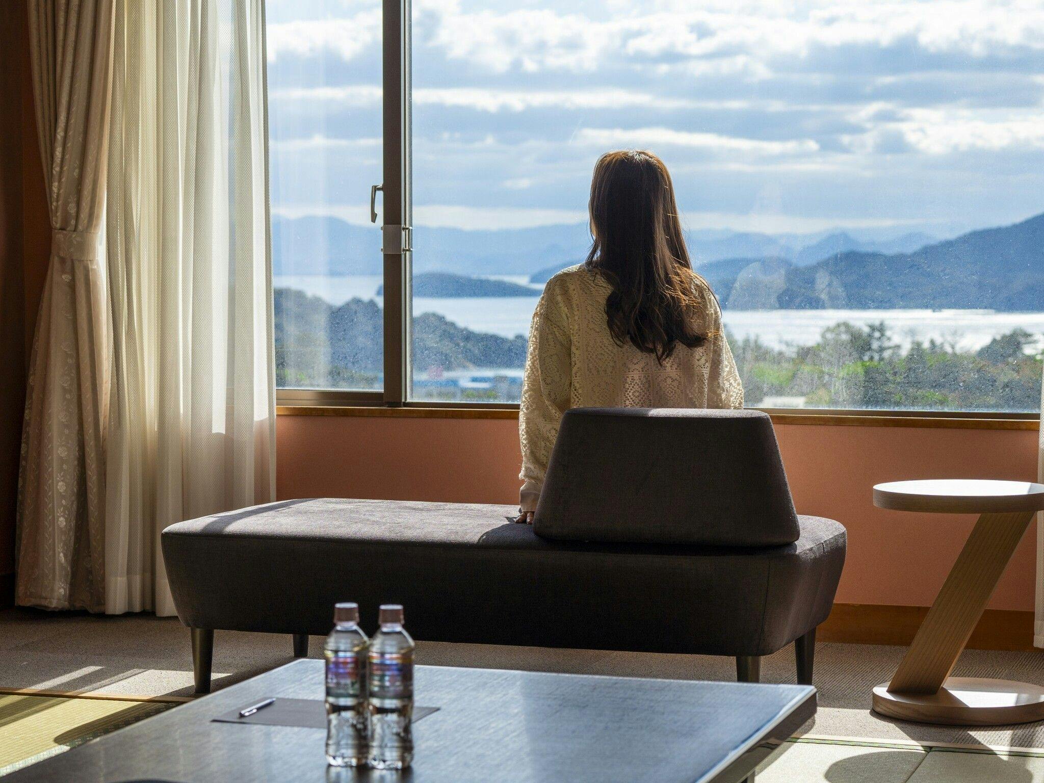 Pemandangan dari bilik gaya Jepun