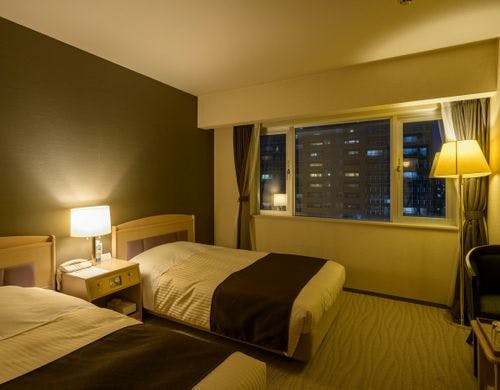 【ツインルーム：20平米】