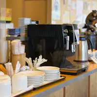 เครื่องดื่มเป็นแบบบริการตนเอง