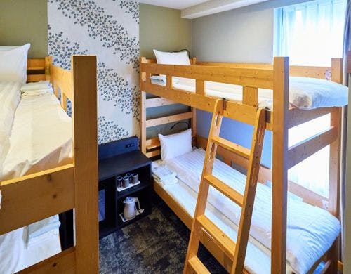 滞在がワクワクする2段ベッドのあるお部屋