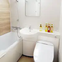 ตัวอย่างห้องน้ำ: ห้องเตียงคู่