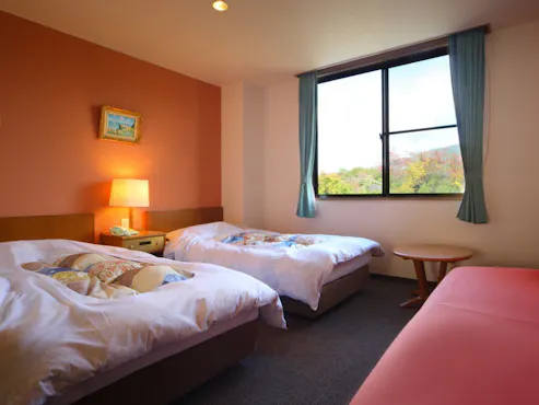 อาคารเสริม ห้องพักสไตล์ตะวันตก (เตียงคู่)