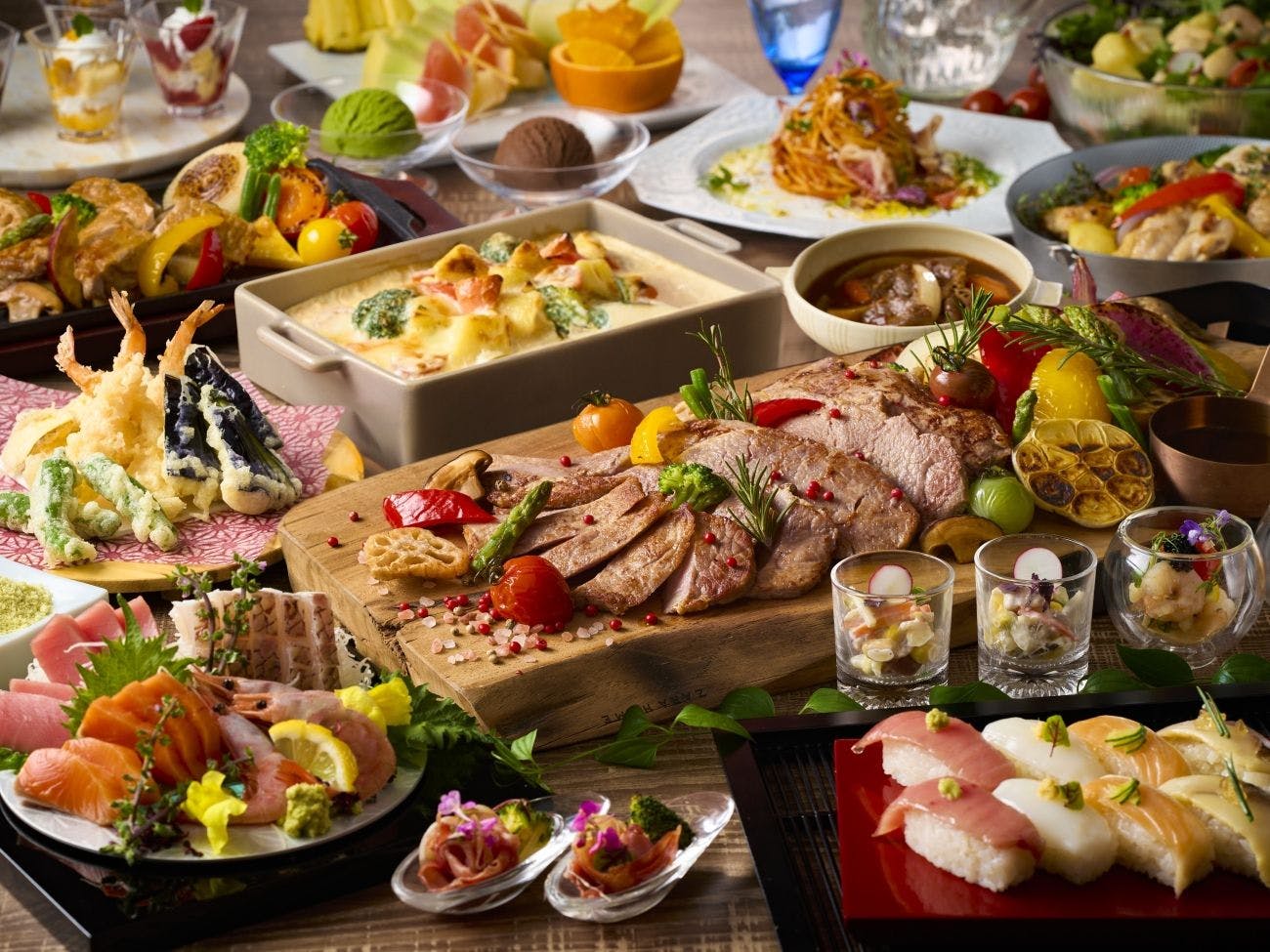 อาหารเย็น บุฟเฟ่ต์พรีเมียม