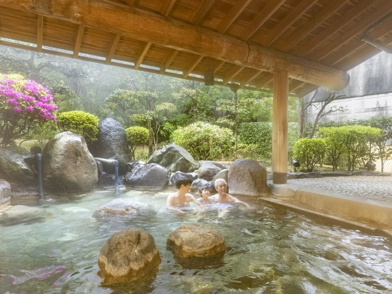 ออนเซ็นกลางแจ้ง (สลับชายหญิง)