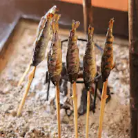 ปลาแซลมอนย่างเกลือเมนูพิเศษตามฤดูกาล