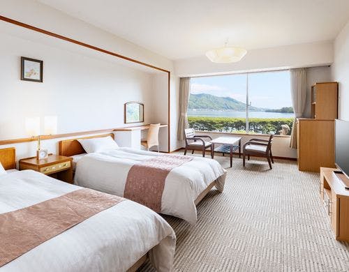 海側洋室ツイン（オーシャンビュー）