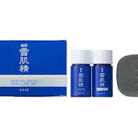 ชุดเซ็ตสามชิ้น Sekkisei (สบู่ล้างหน้า, โทนเนอร์, โลชั่น)