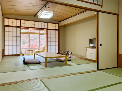 ห้องพักแบบญี่ปุ่น 2 ห้อง (มีบันได) ตัวอย่าง