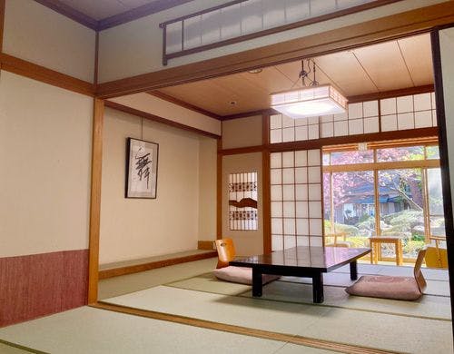 【庭園前】和室二間(アウトバス)一例