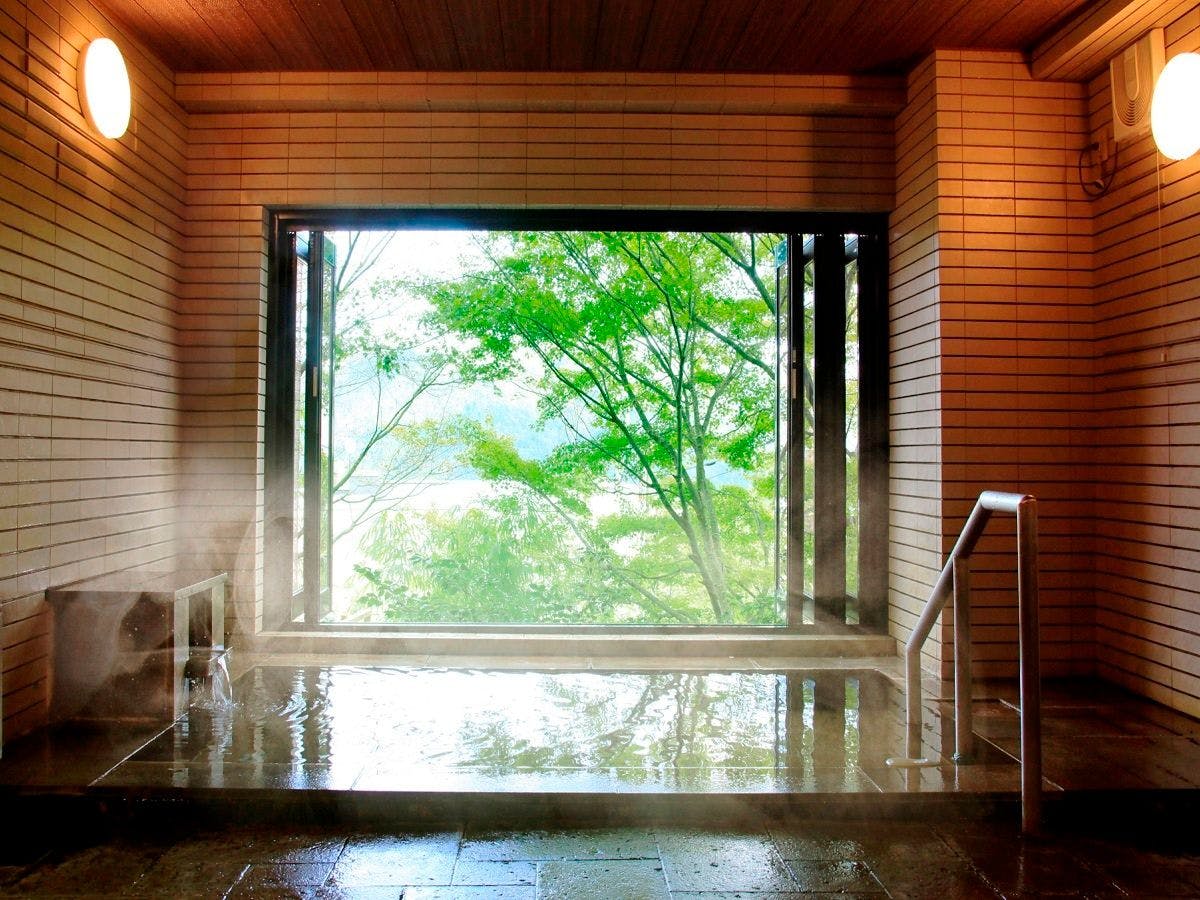 【대욕장】고라 온천 온천수 흐름