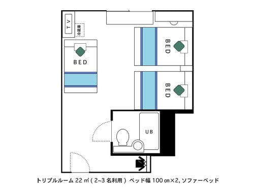 ＜間取図＞トリプル