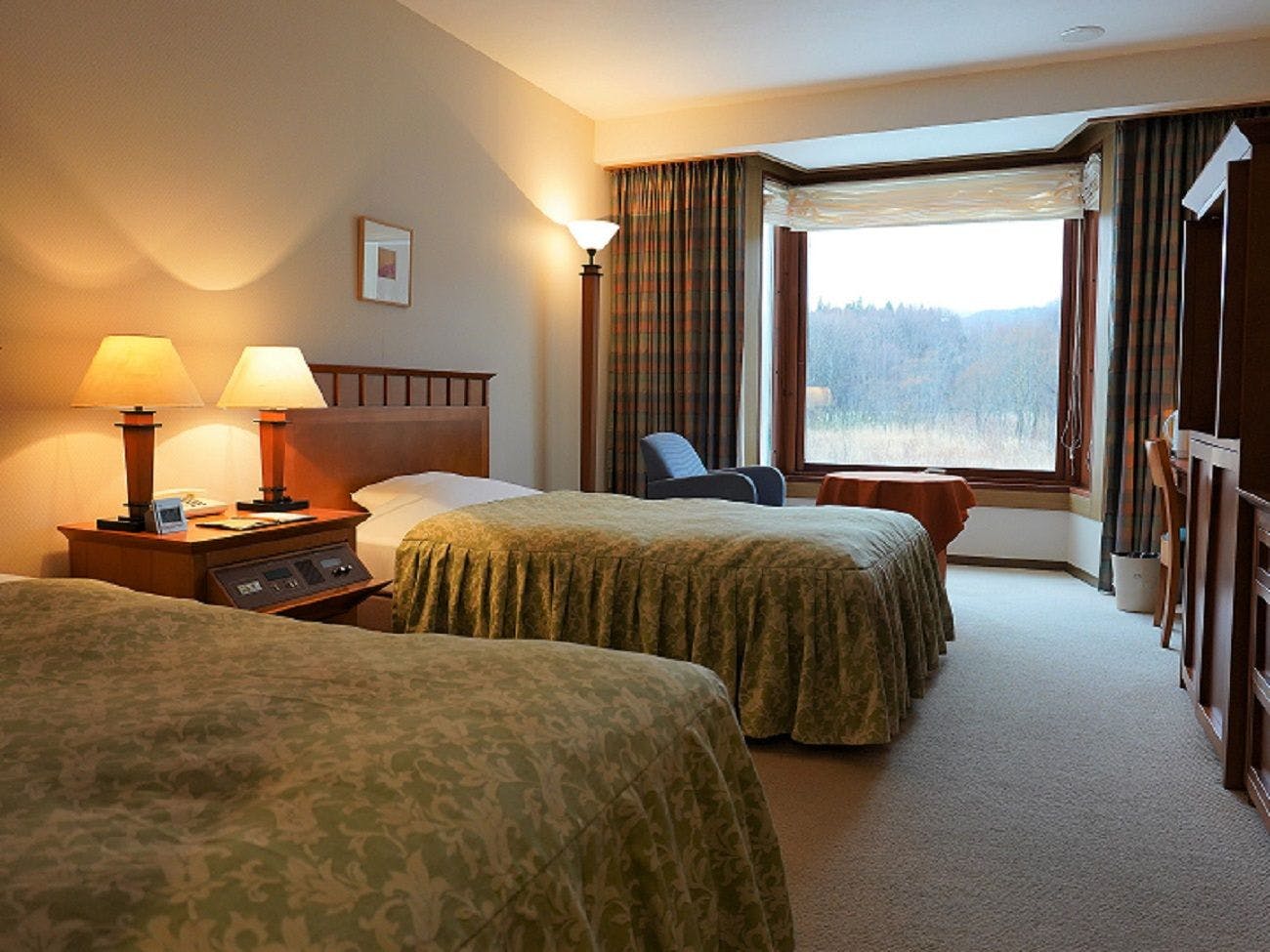 ●ห้องพักแบบเตียงคู่มาตรฐาน