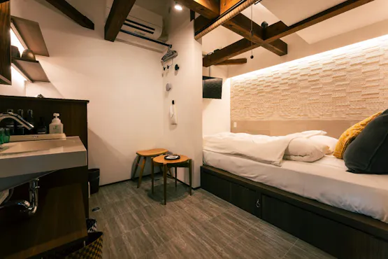 반노천탕이 있는 컴팩트 룸 【유젠안】