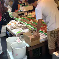 人と人とのお買い物-市場-