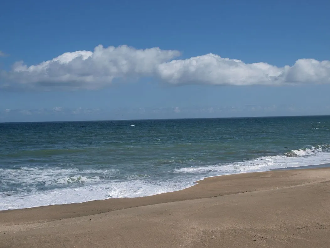 도보 5분 거리의 구주쿠리 해변