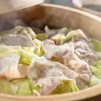 군마현산 보리돼지와 고원 양배추 찜기 찜