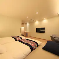 【ห้องพักปีกตะวันตกที่ปรับปรุงใหม่】<สีน้ำเงิน>