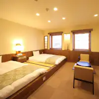 ห้องพักที่ผสมผสานเสน่ห์แบบญี่ปุ่นและความสะดวกสบายแบบตะวันตก