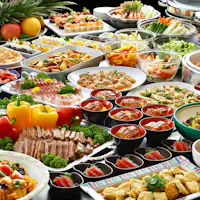 ภาพบุฟเฟ่ต์อาหารเย็น