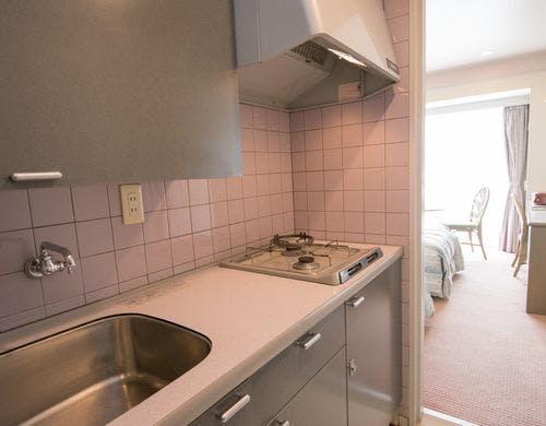 キッチン付和洋室　キッチン部分