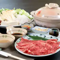 Masakan ◆ Makan malam: Kursus Nabe Shabu-shabu Daging Lembu