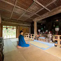 Pengalaman zazen sebenar di Dewan Utama Harta Negara