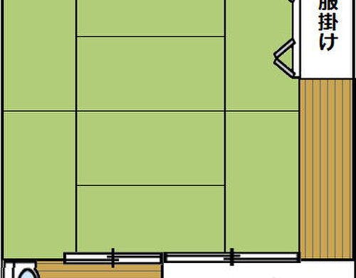 和室8畳タイプ見取図